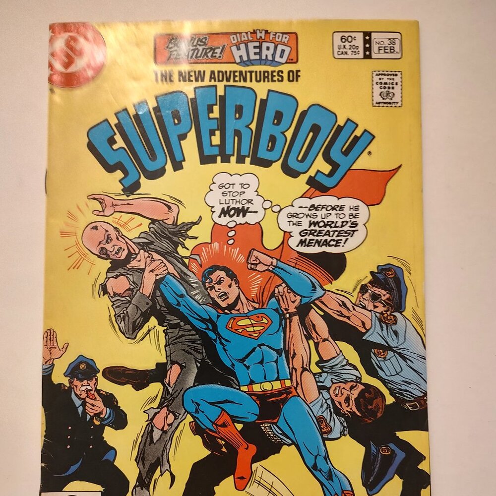 NEW ADVENTURES OF SUPERBOY # 38 Cover by Ross Andru and Mike DeCarlo